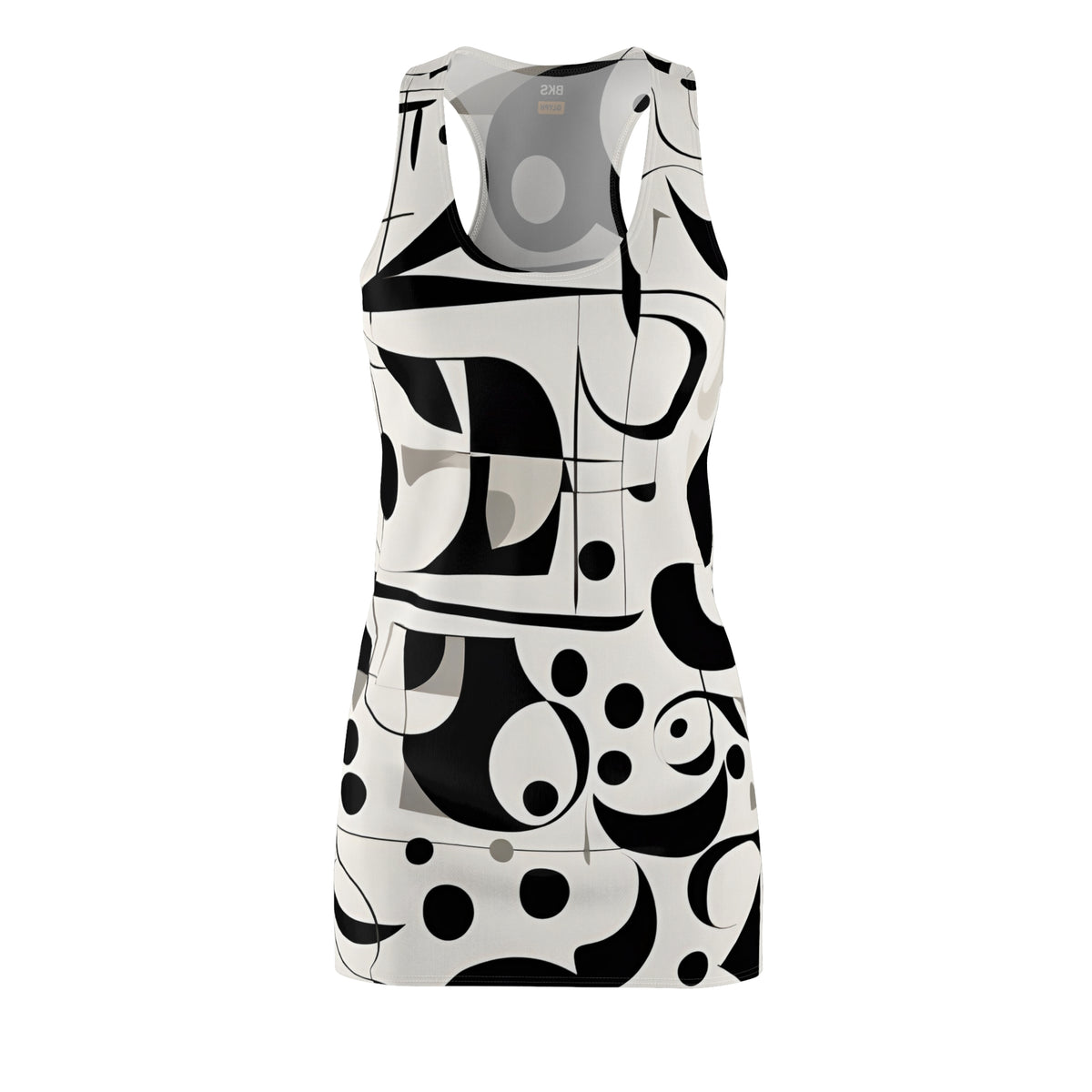 BKS Glyph Black White™ Vestido