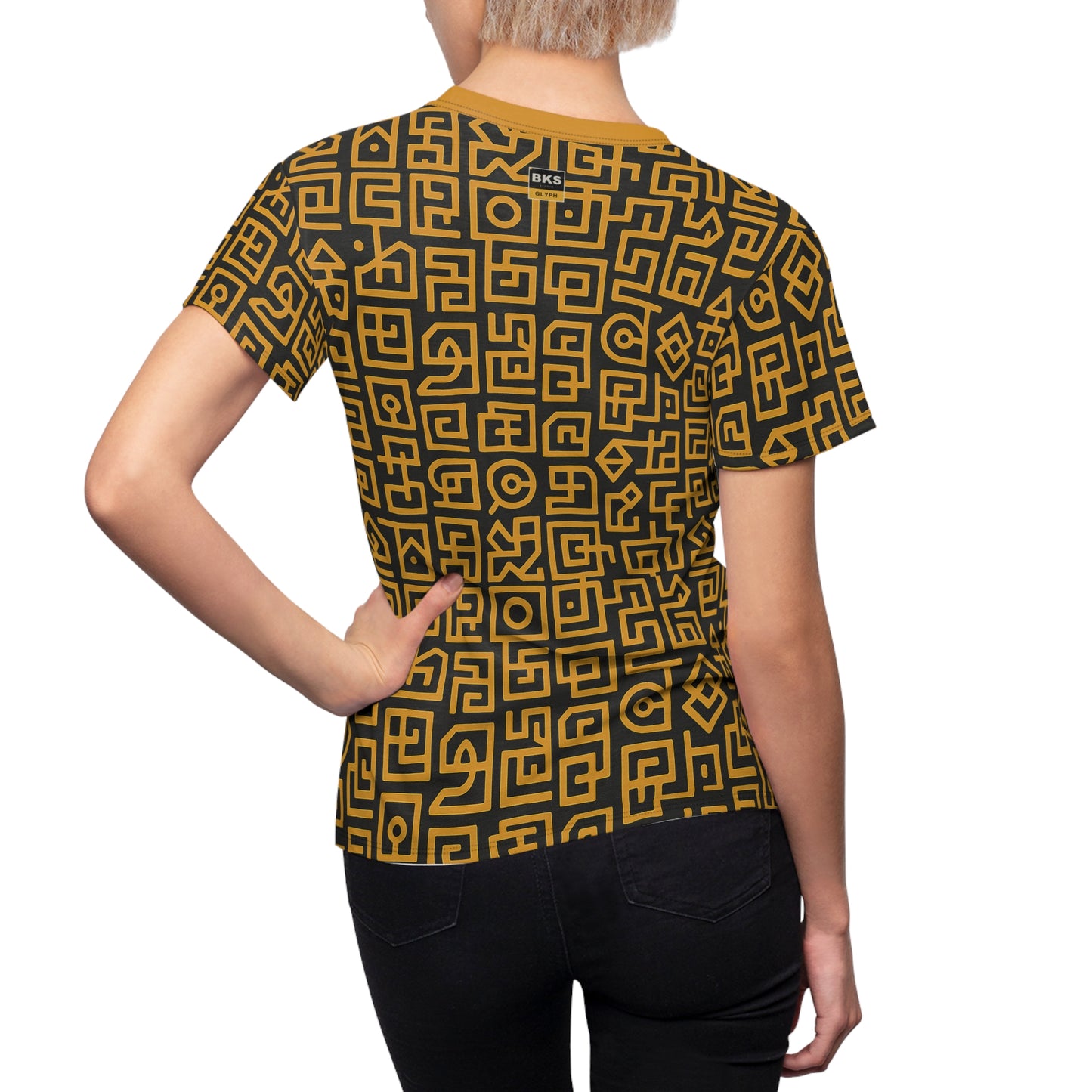 BKS Glyph Cipher™ Women's AOP Tee