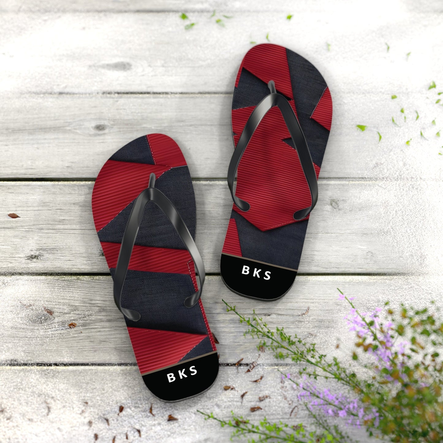 BKS Flag Slate™ Flip Flop Printify bakabo.club