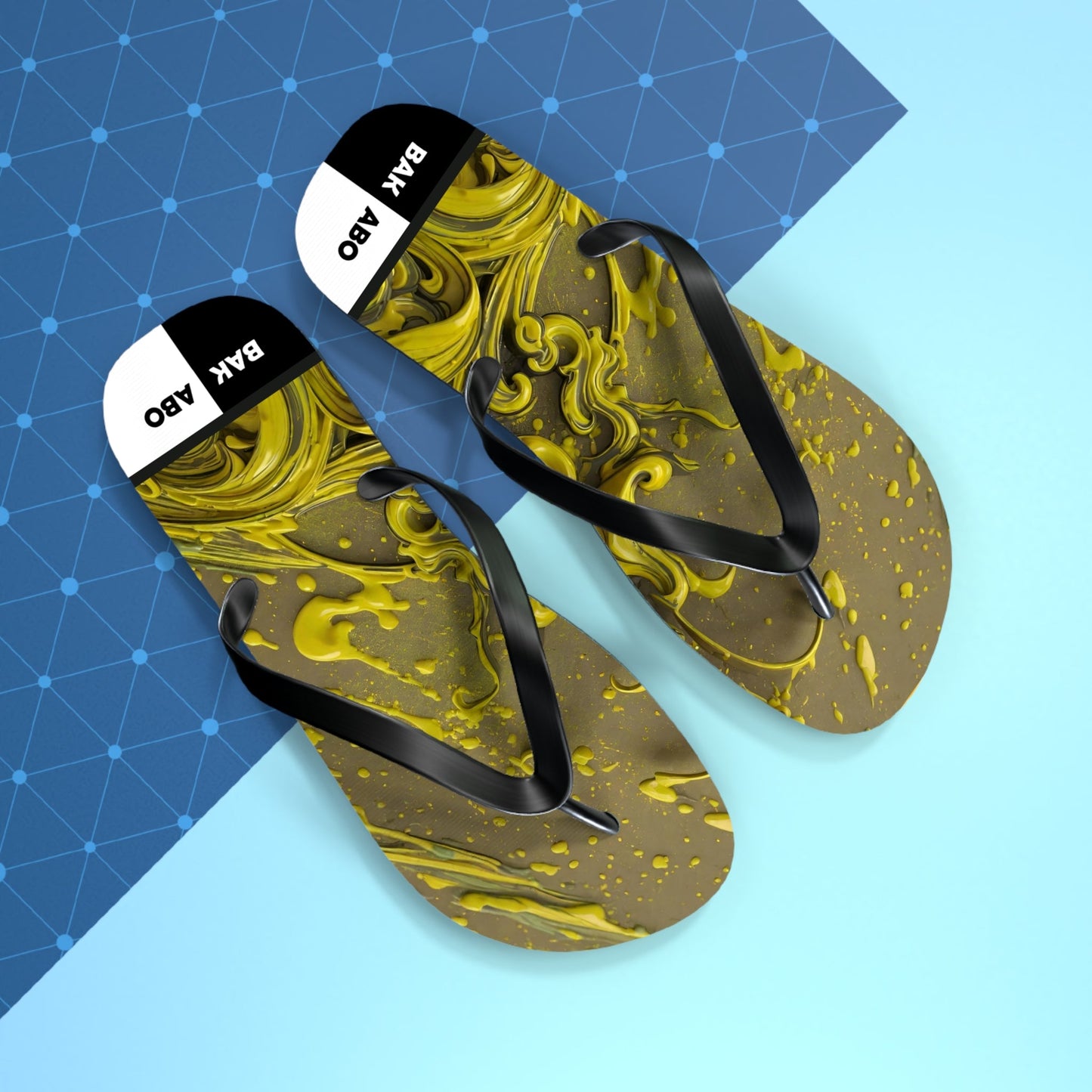 ArtStroke (BKS)👣Flip Flops Printify bakabo.club