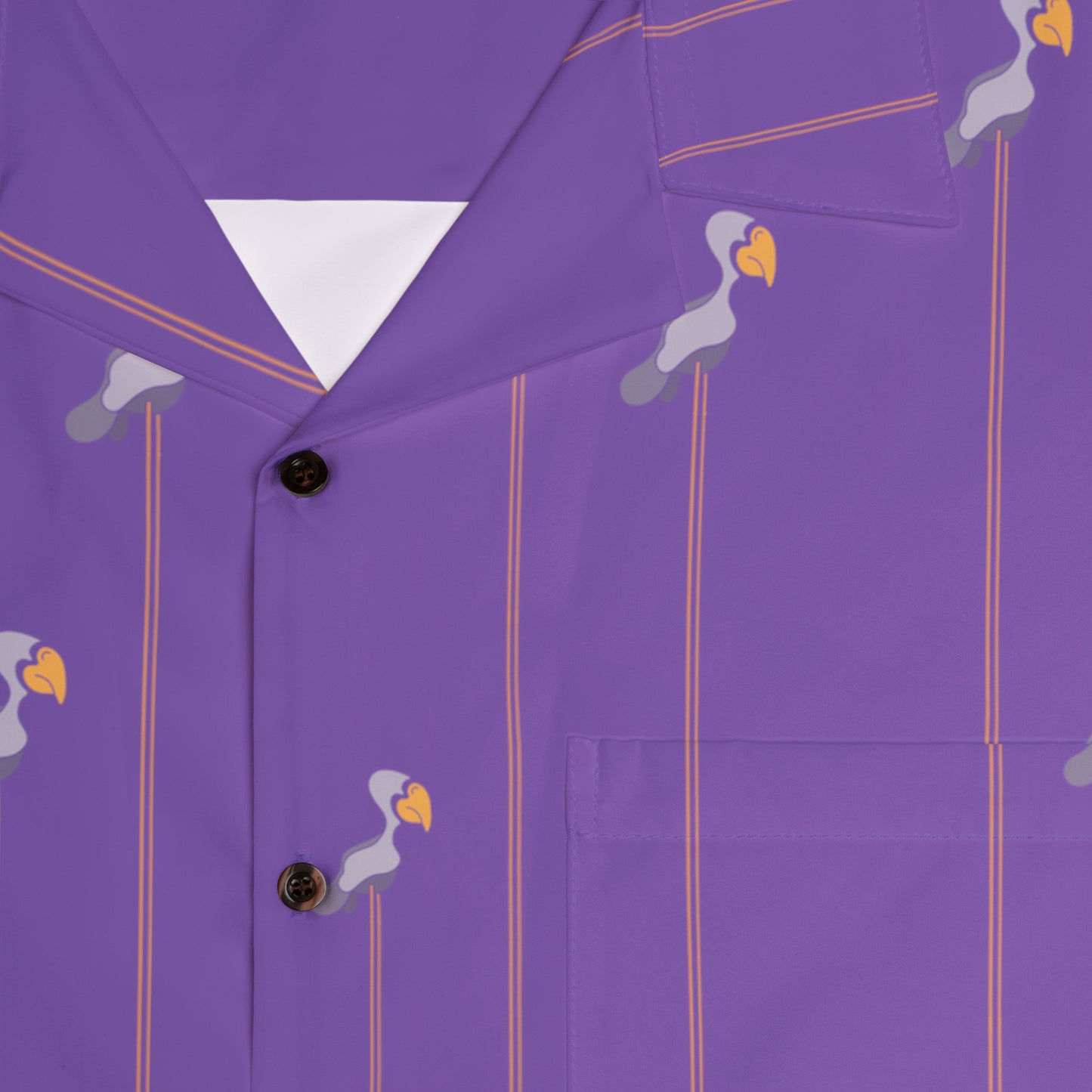 Violet Flamingo (BKS)🦩Hawaiian Shirt - bakabo.club