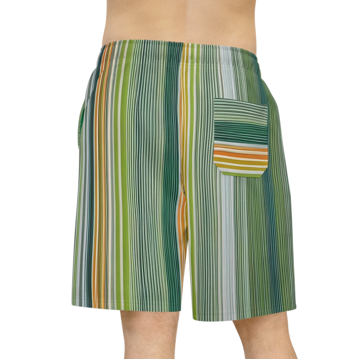 Linear Avian (BKS)🦜Athletic Long Shorts - bakabo.club