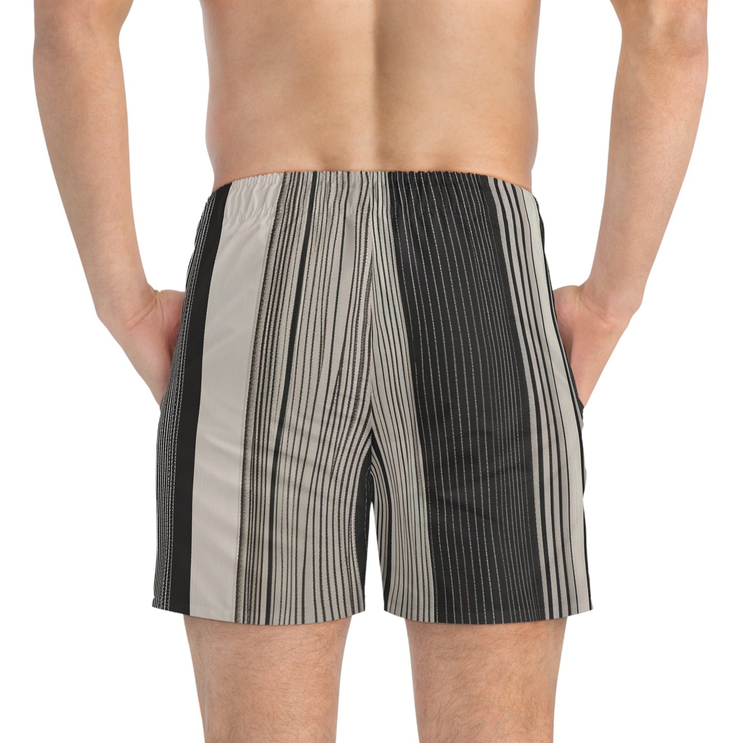 BKS Hours Striped Neutral™ Swim Trunks