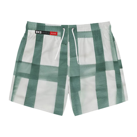 BKS Flag Green Grid™ Swim Trunks