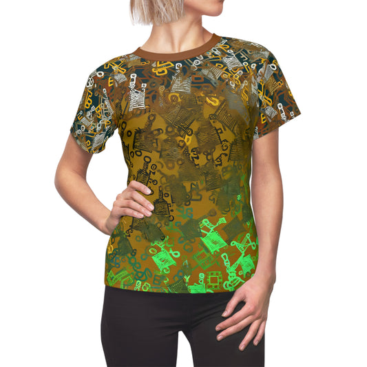 Neo Bloom (BKS)🎨Women's Cut & Sew Tee - bakabo.club
