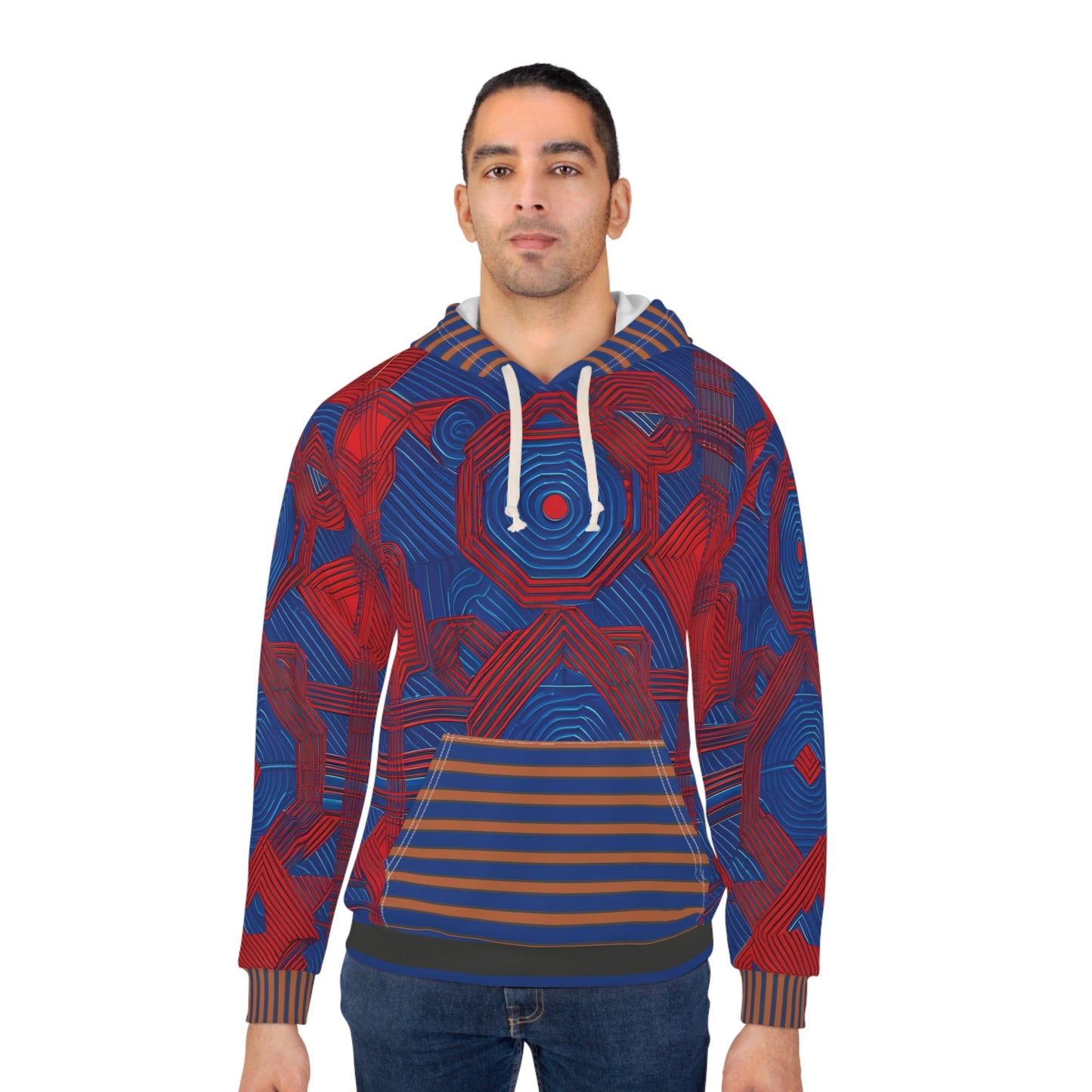 BKS Glyph Circuit™ Pullover Hoodie Printify bakabo.club