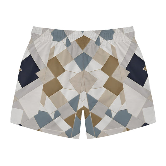BKS Riviera Facet™ Swim Trunks Printify bakabo.club