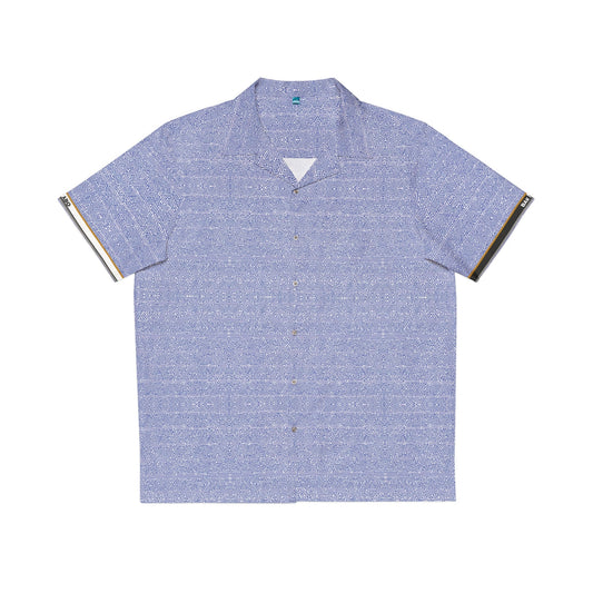 Lavender Textured Hawaiian Shirt — Casual Resort Button-Up for Men Printify bakabo.club