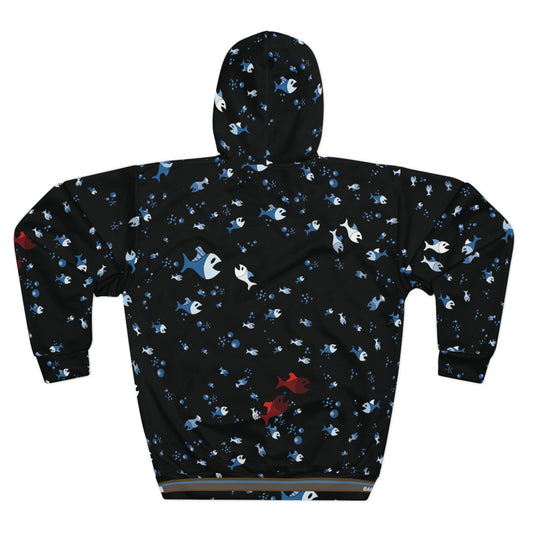 WhimsiFleece DreamDrapery (BKS)🐟Pullover Hoodie - bakabo.club