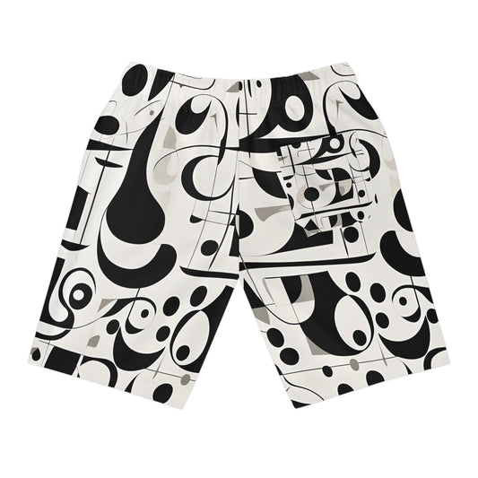 Dreamscape Drift (BKS)🏬Athletic Long Shorts - bakabo.club