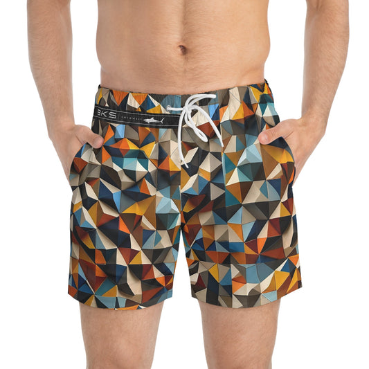 BKS Token Prism™ Swim Trunks Printify bakabo.club