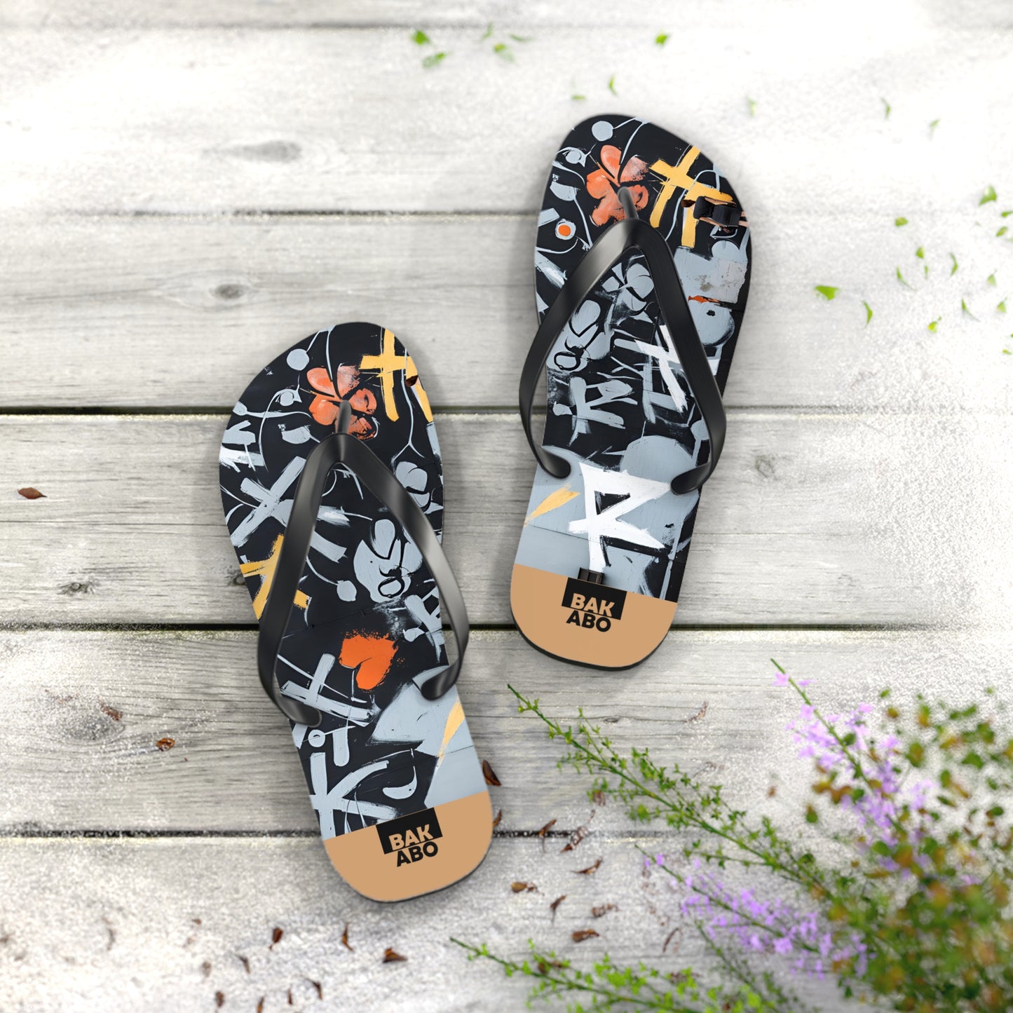 Whimsical Strides (BKS)🫂Flip Flops - bakabo.club