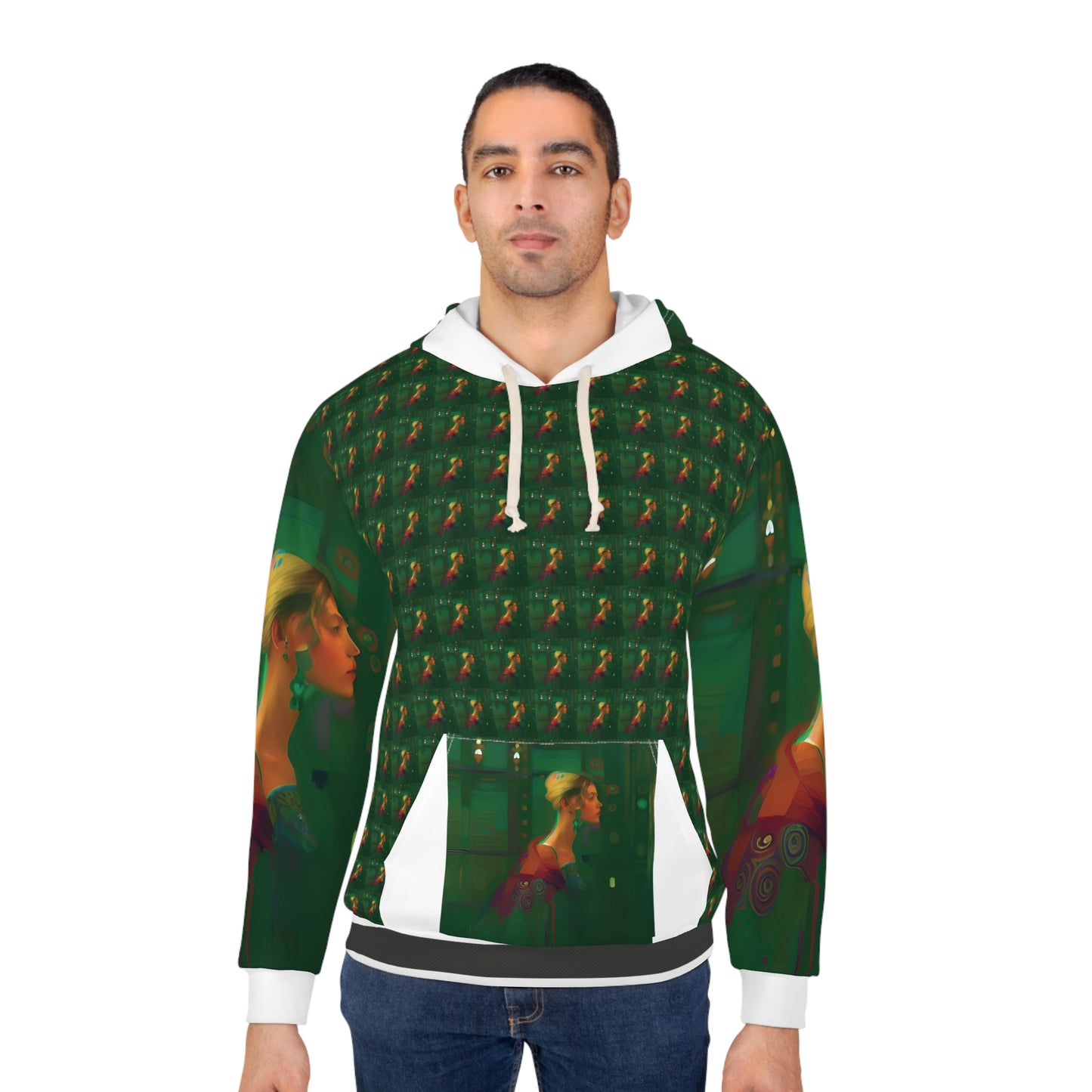 Felpa BKS con cappuccio — Bandiera 03