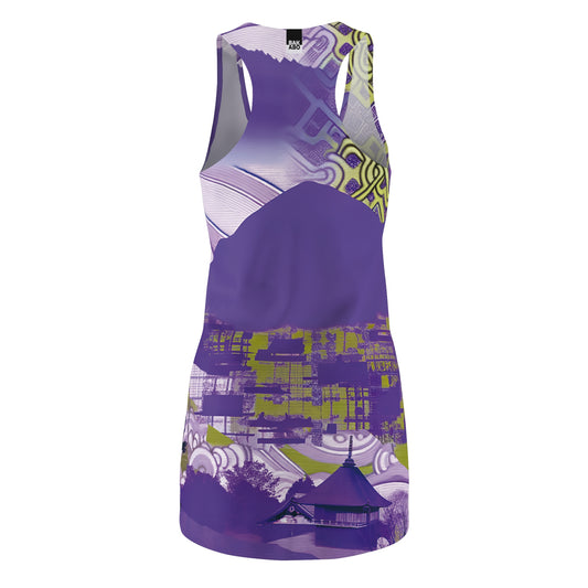 VioletOriental (BKS)🧭Women's Cut Dress - bakabo.club