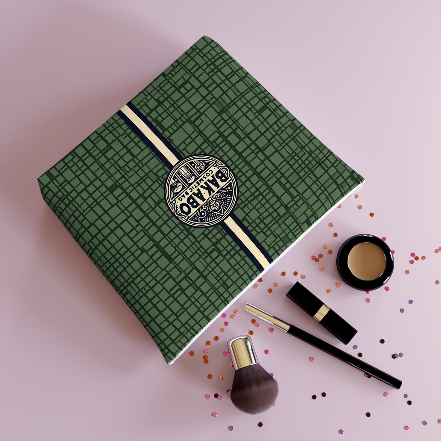 GreenGlow (BKS)💄Cotton Cosmetic Bag - bakabo.club