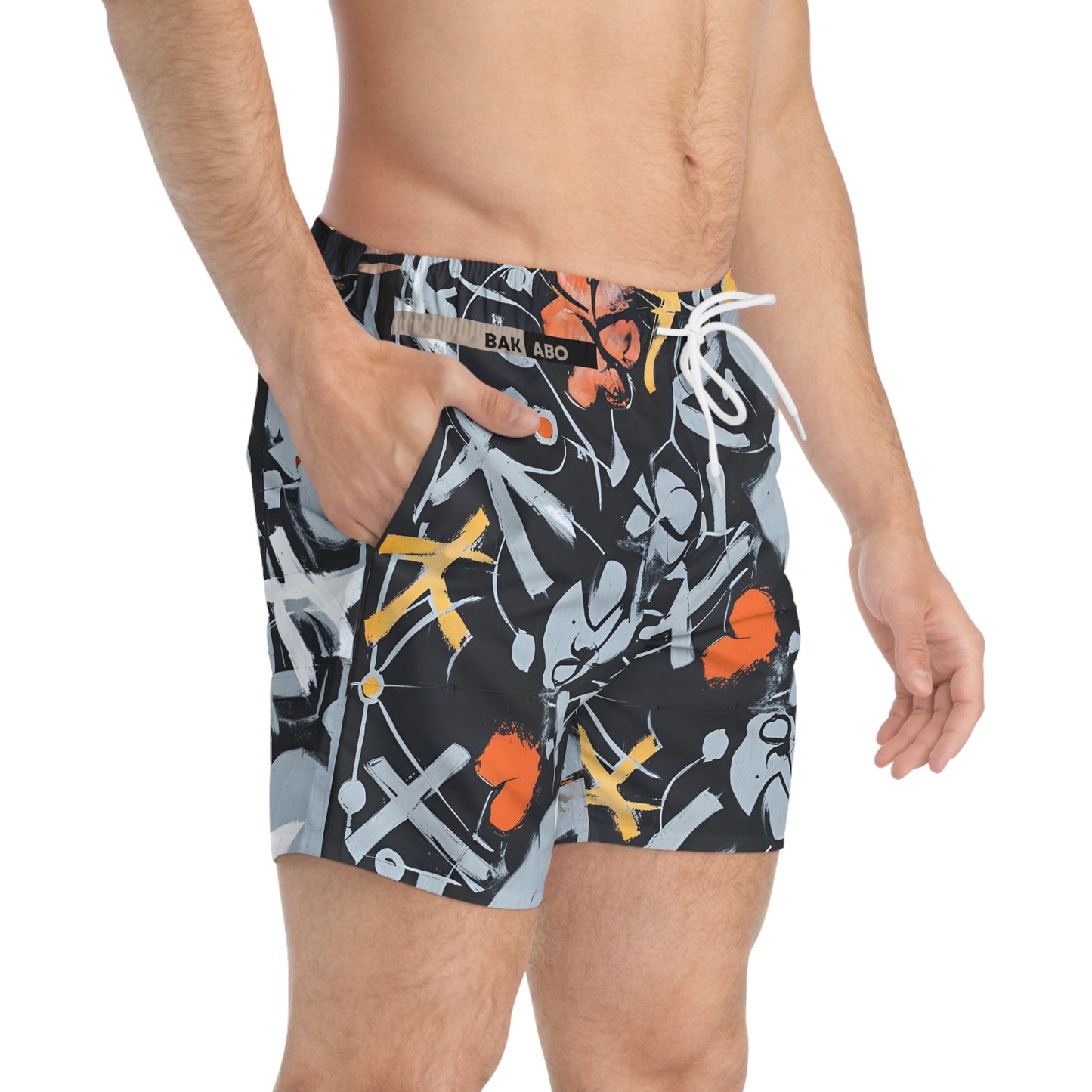 Whirls of Wonder (BKS)š Swim Trunks - bakabo.club