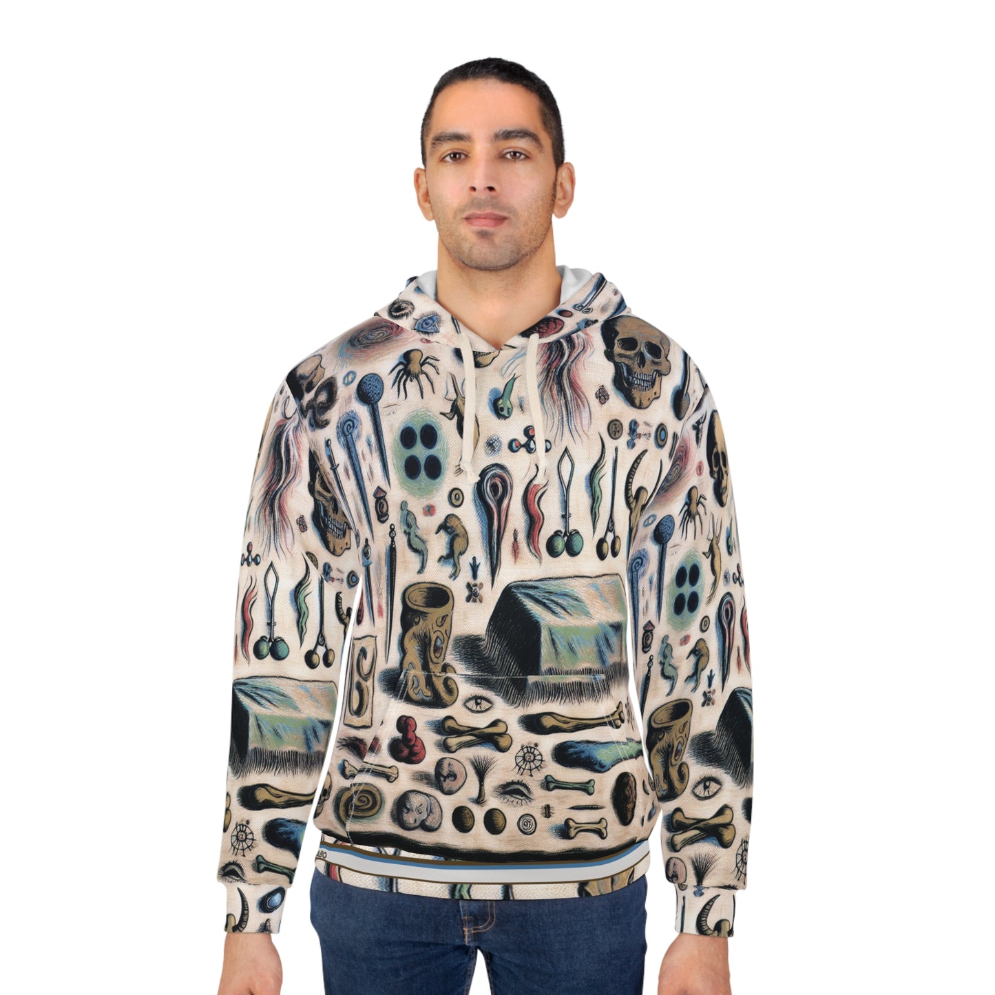 Mystic Basquiat Reverie (BKS)🍐Pullover Hoodie - bakabo.club