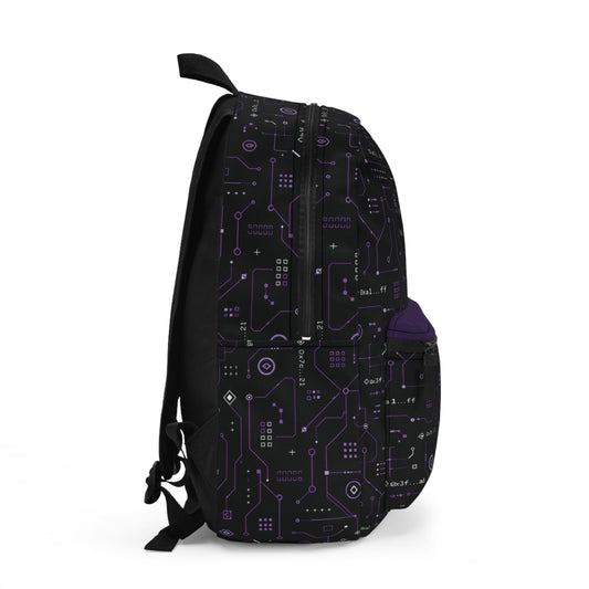 Token Circuit Hash™ Backpack — token pattern