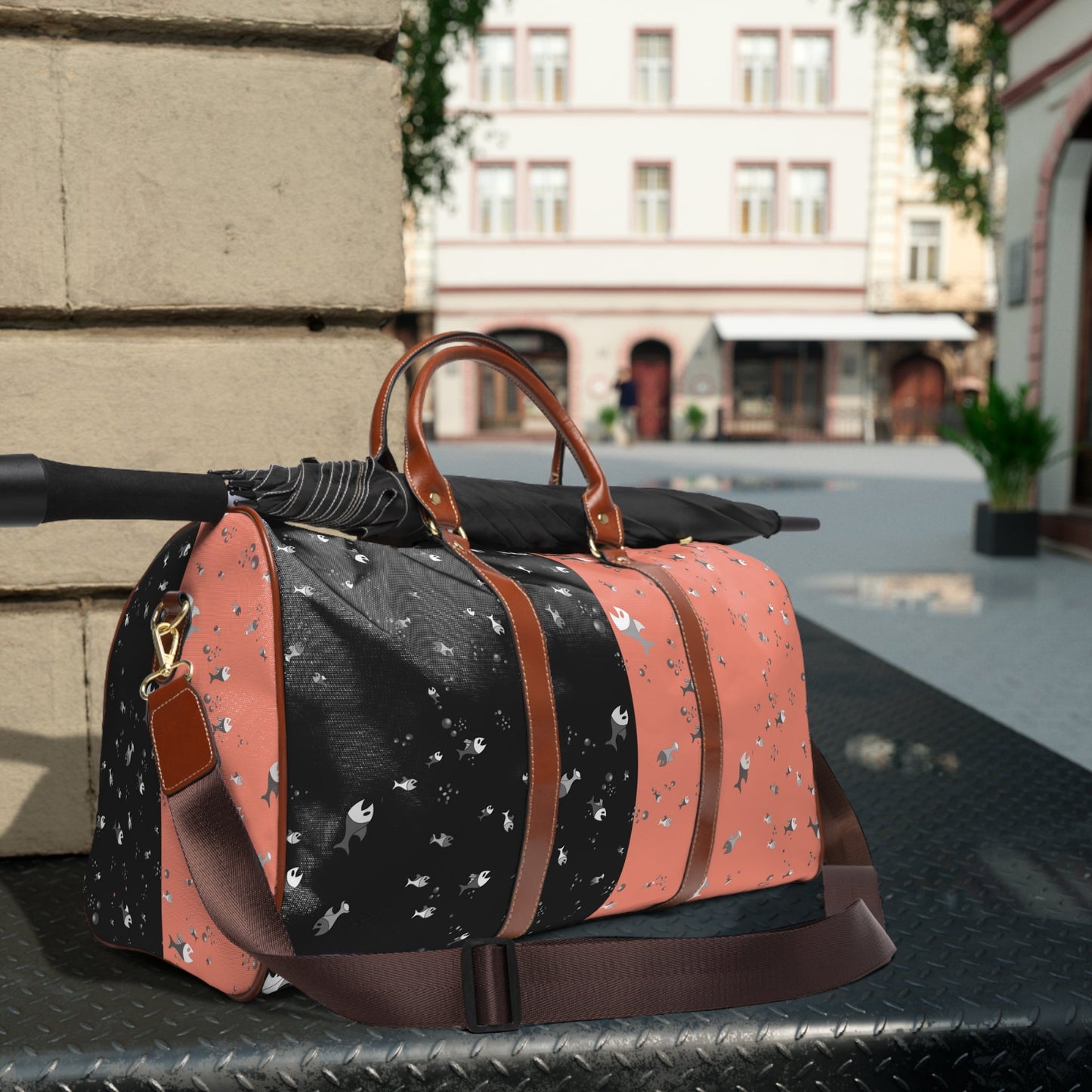 Beatrice (BKS)🐟Waterproof Travel Bag Printify bakabo.club