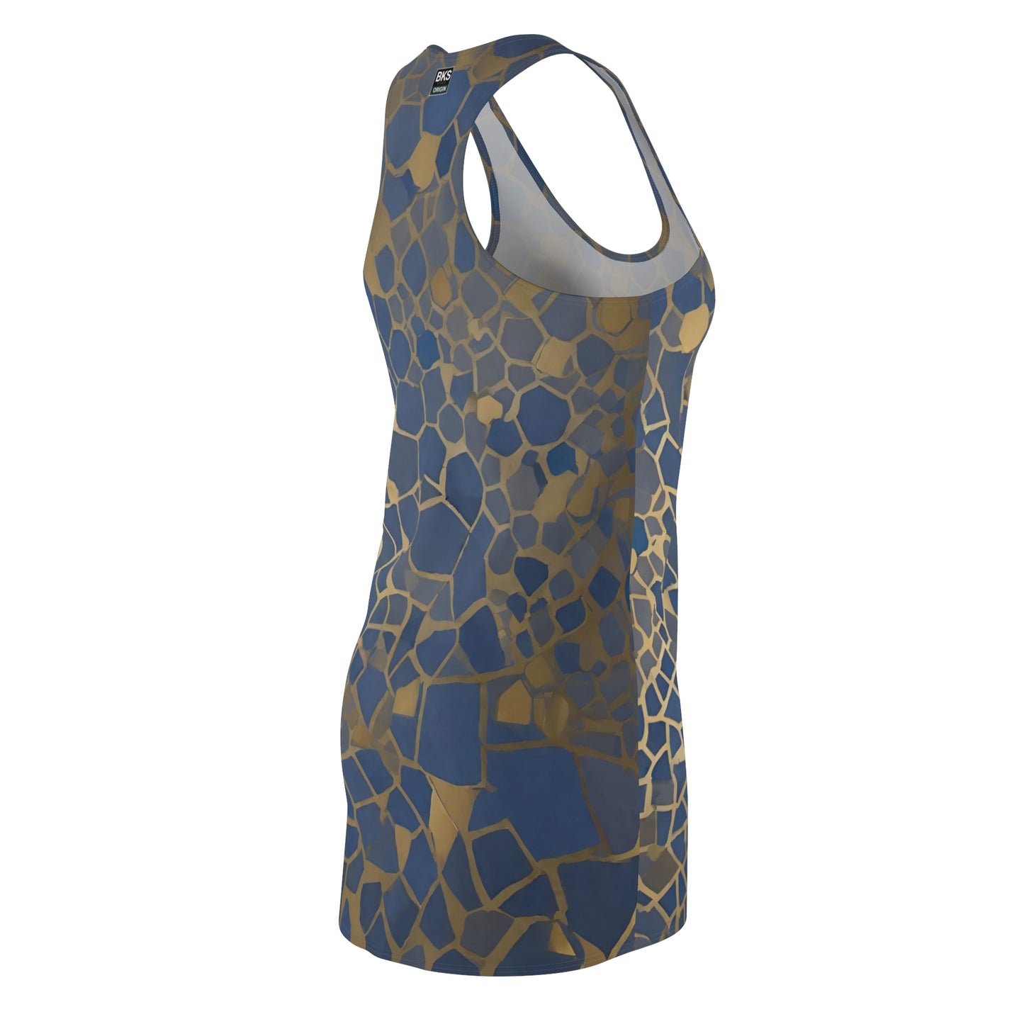 BKS Glyph Blue Gold™ Kleid