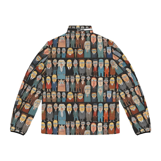 Hierarchy (BKS) 🏛️Puffer Jacket Printify bakabo.club