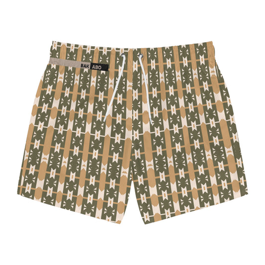 Opposite geometries (BKS)🏖️Swim trunks - bakabo.club