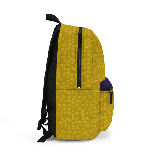 Pixellate Yellow (BKS)👾Backpack - bakabo.club