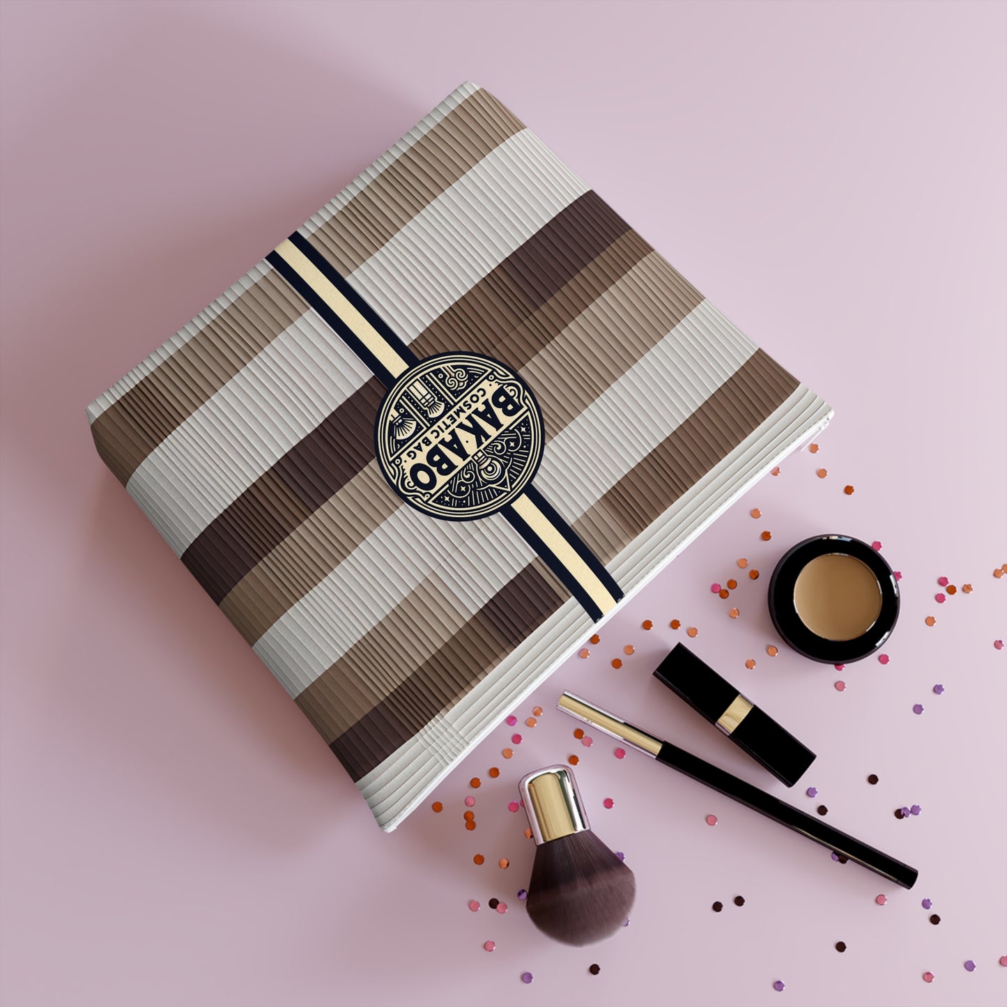 EarthLines (BKS)💄Cotton Cosmetic Bag - bakabo.club