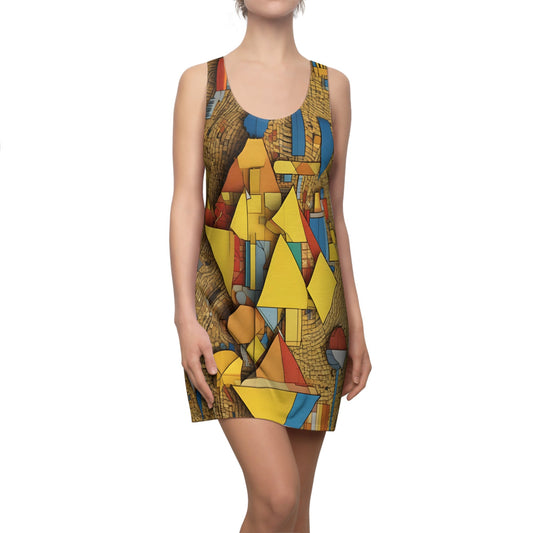 BKS Marker Cube™ Racerback Dress Printify bakabo.club