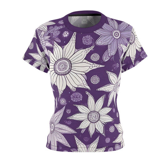 VioletMystique Women's Cut & Sew Tee Printify bakabo.club