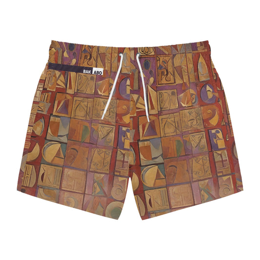Mix Pixel (BKS)🦜Swim Trunks - bakabo.club