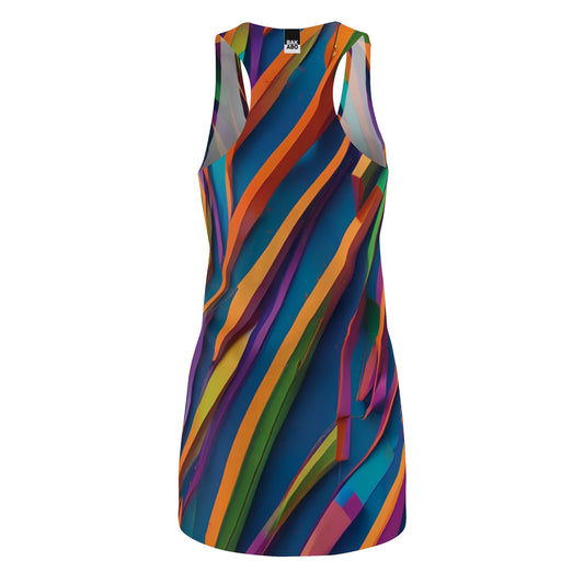 VividLines (BKS)🎥 Women's Cut Dress - bakabo.club