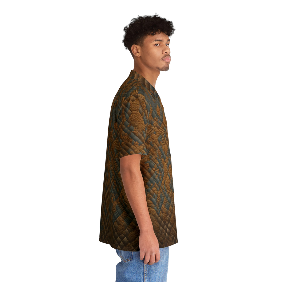 BKS Riviera Brown Quilted™ Camisa hawaiana
