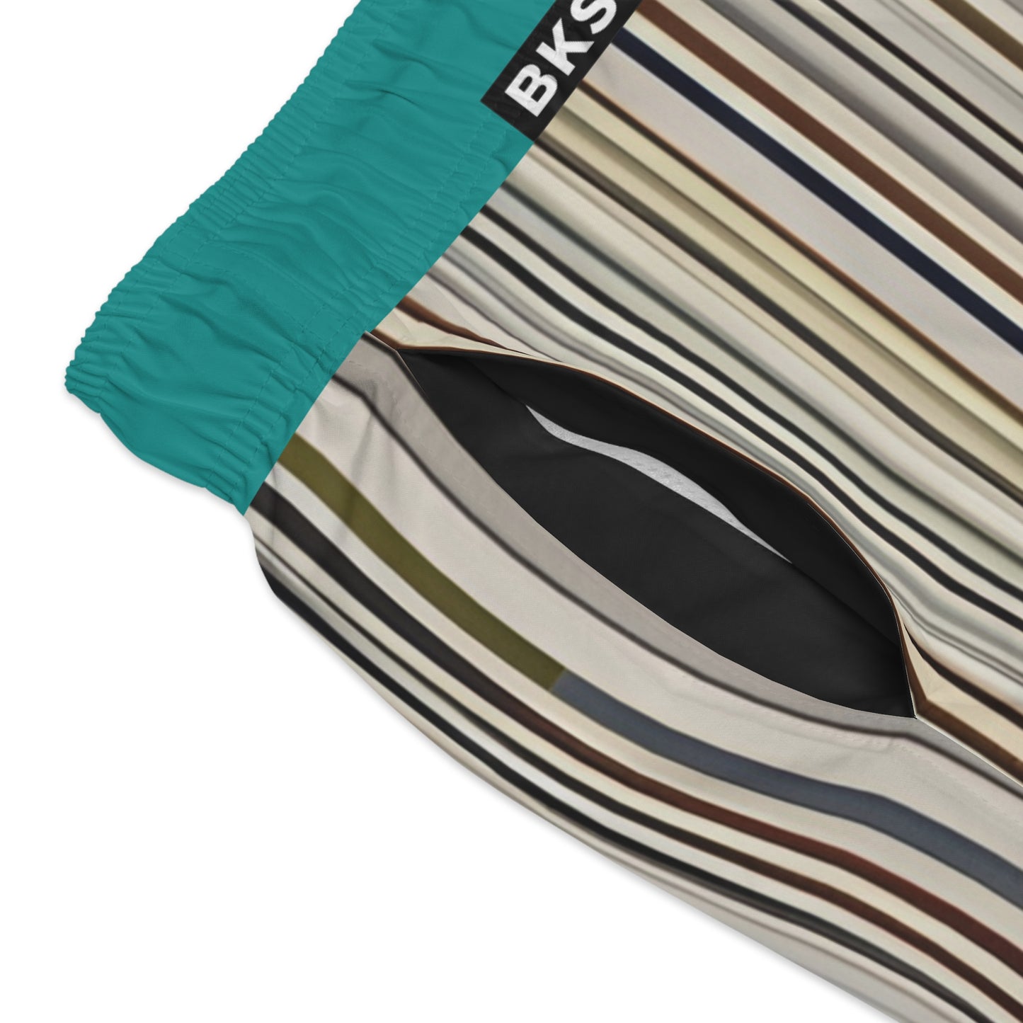 BKS Riviera Striped Neutral™ Swim Trunks