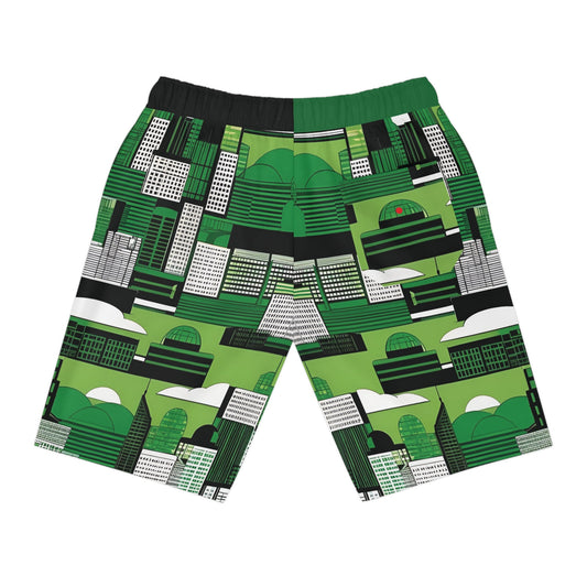 BKS Marker City™ Athletic Long Shorts Printify bakabo.club