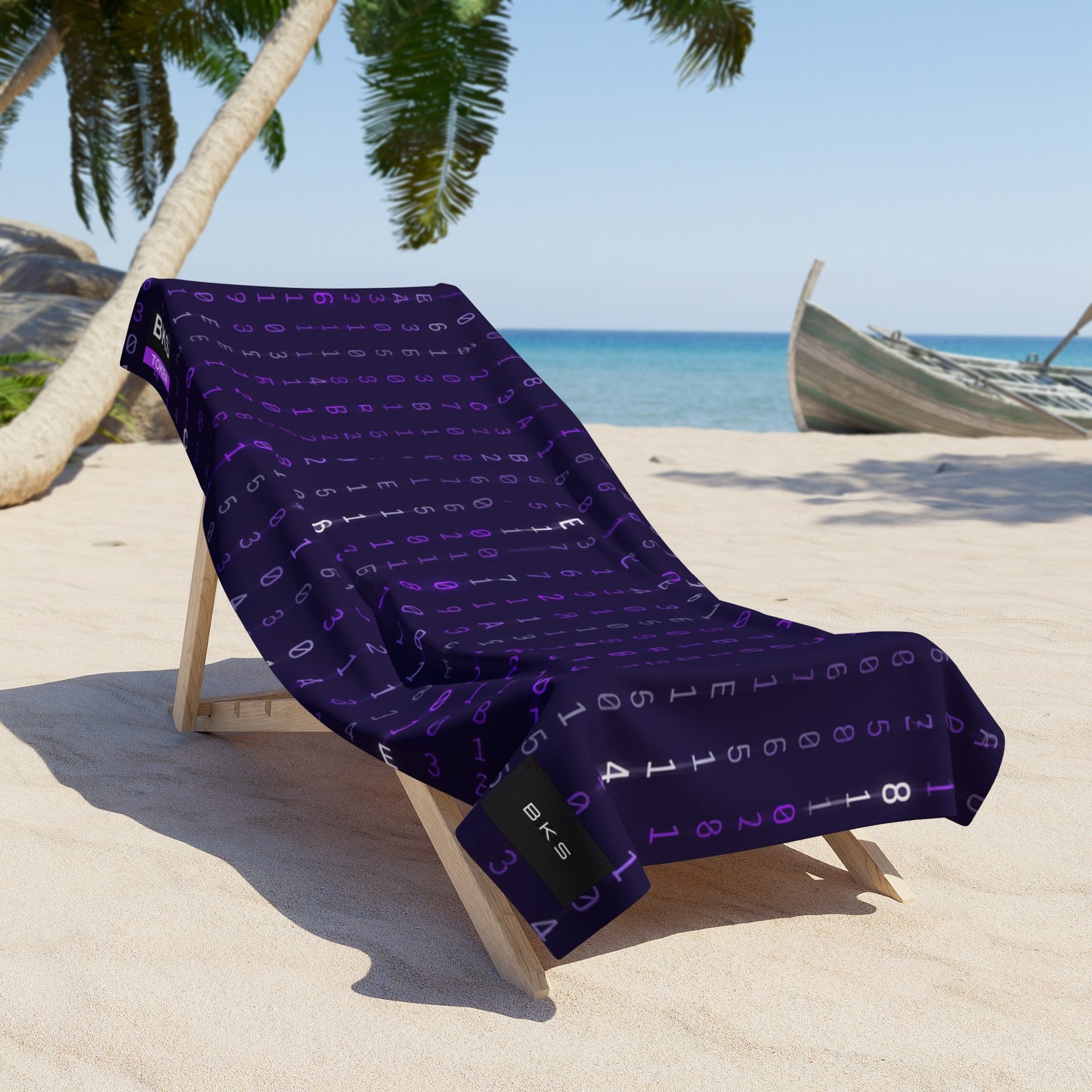 BKS Token Grid™ Beach Towel