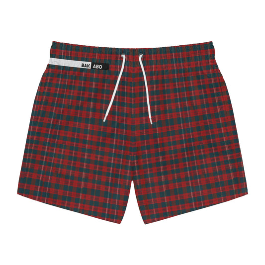 Emerald Tartan (BKS)🍀Swim Trunks - bakabo.club