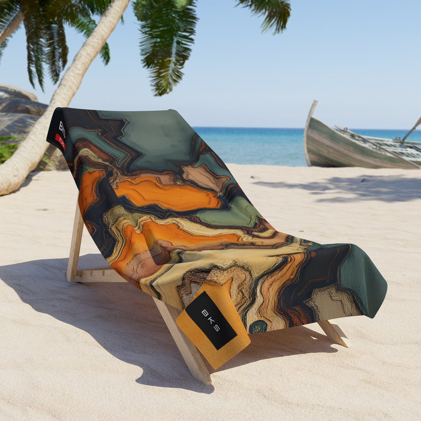BKS Flag Coast™ Beach Towel