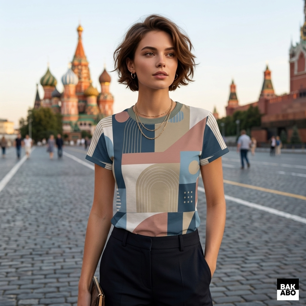 Abstract Arch Women's Cut & Sew Tee