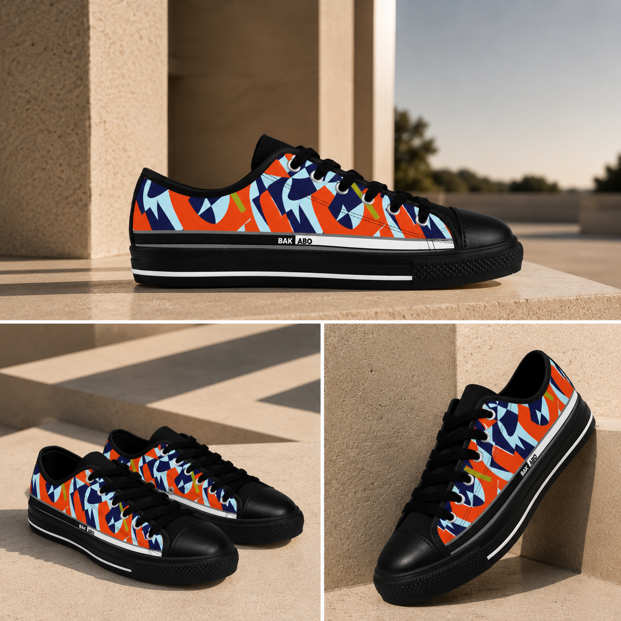 BKS Flag Soleil™ Sneakers Printify BKS Studio