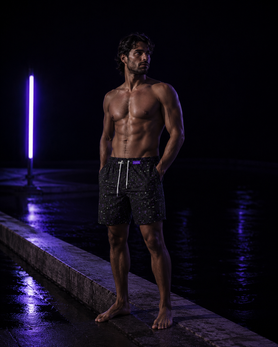 BKS Token Hash™ Swim Trunks
