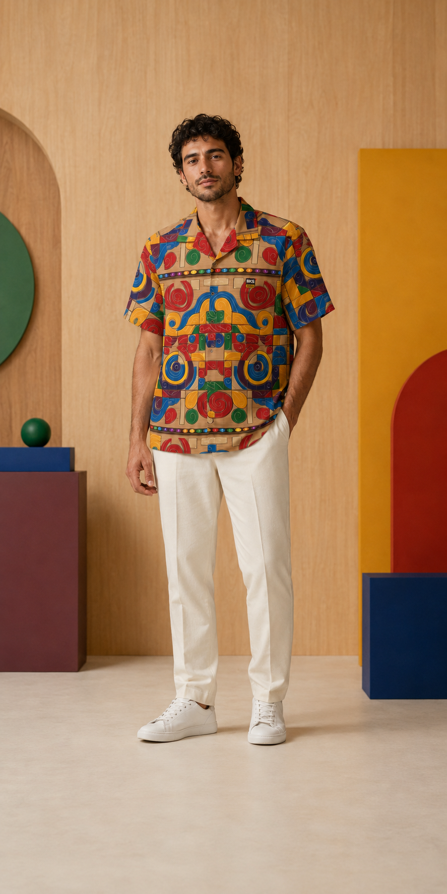 BKS Glyph Hawaiian™ Hawaiian Shirt