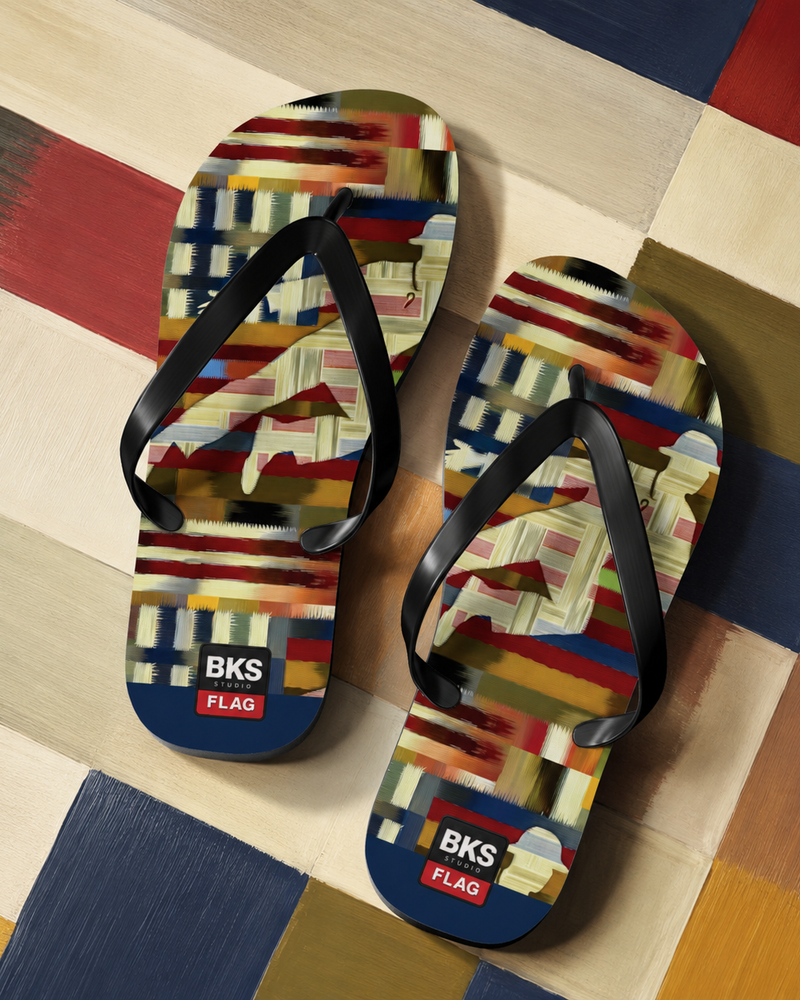 BKS Flag Colorblock Red™ Flip Flops