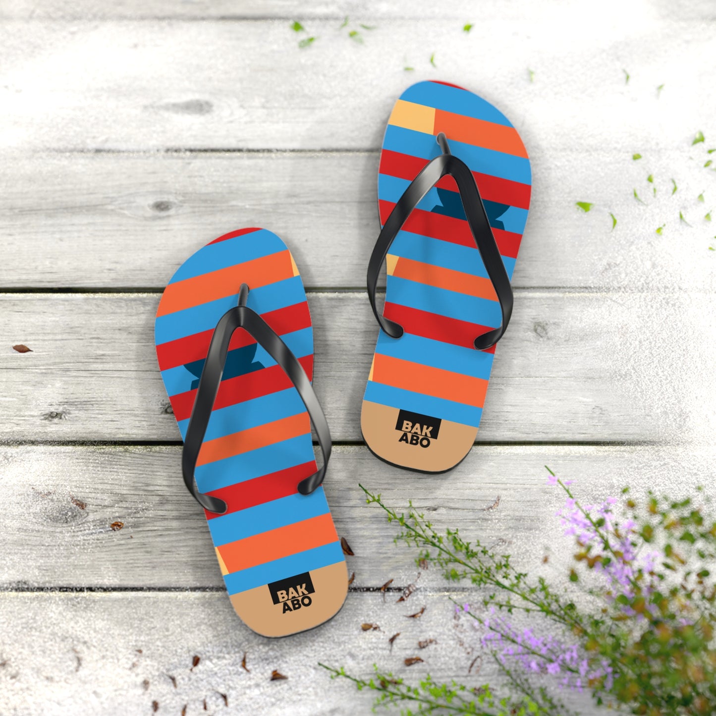 Lineoso (BKS)🐚Flip Flops - bakabo.club