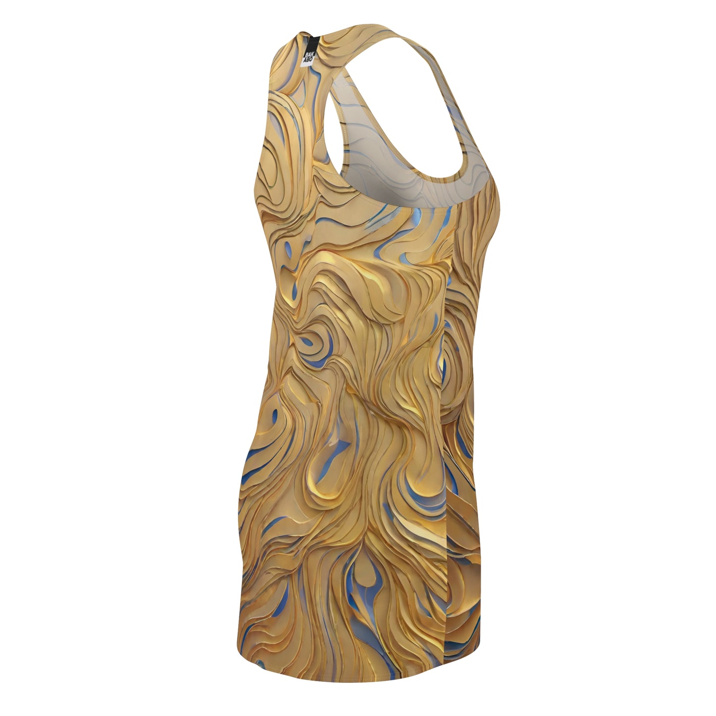 Golden Swirl (BKS)✨Women's Cut Dress - bakabo.club