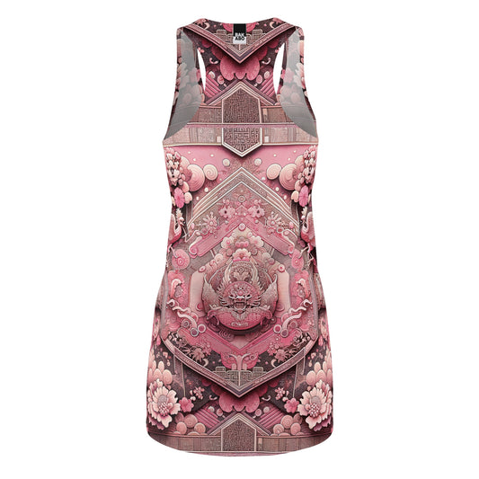 PinkDragon (BKS)🐲Women's Cut Dress - bakabo.club