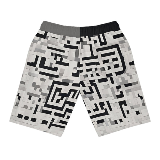 BKS Token Maze™ Athletic Long Shorts Printify bakabo.club
