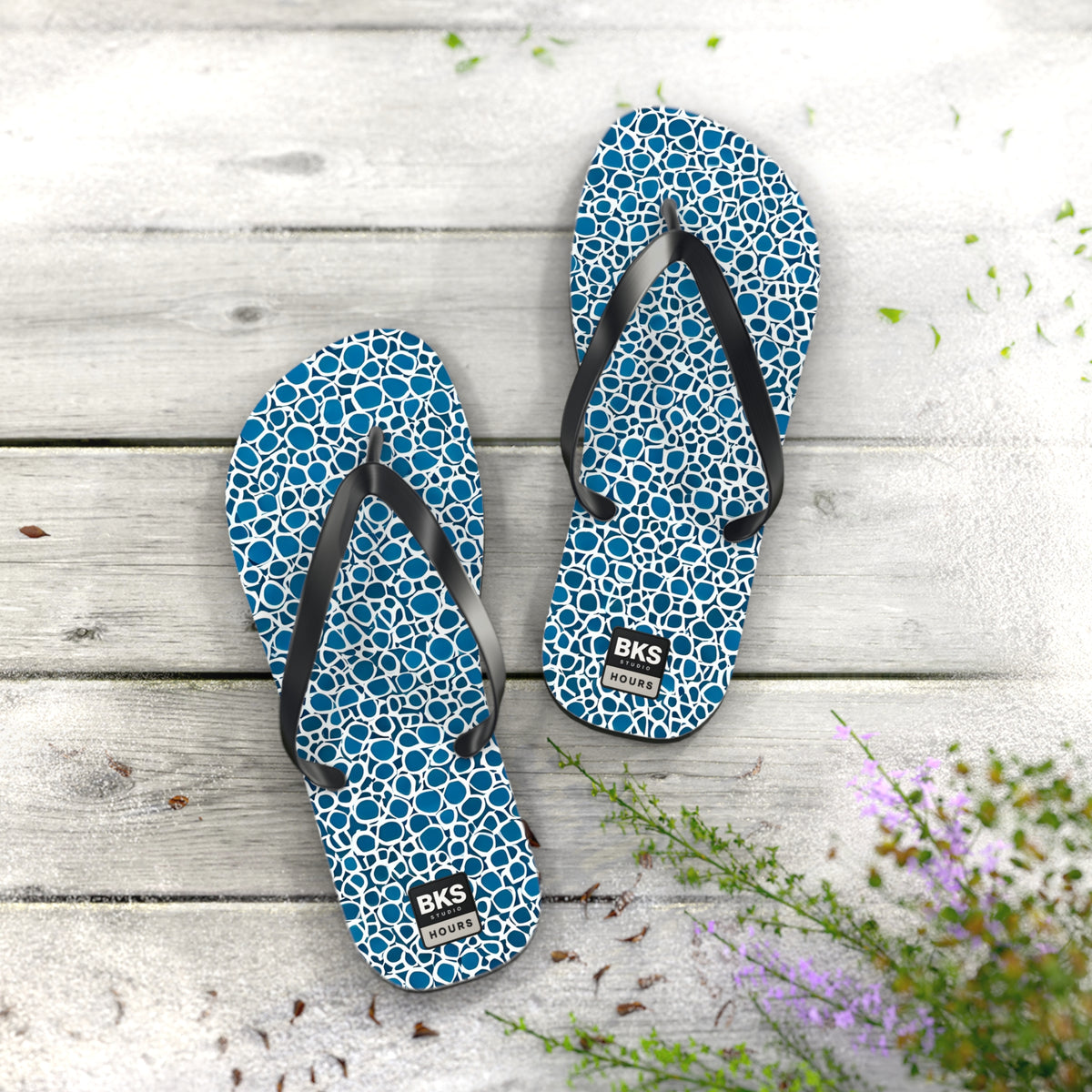BKS Hours Blue Mosaic™ Flip Flops — view 22