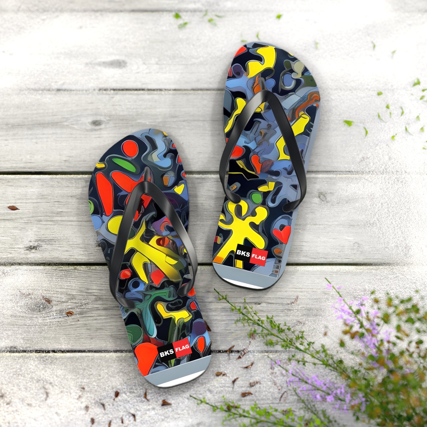 BKS Flag Haring™ Flip Flops
