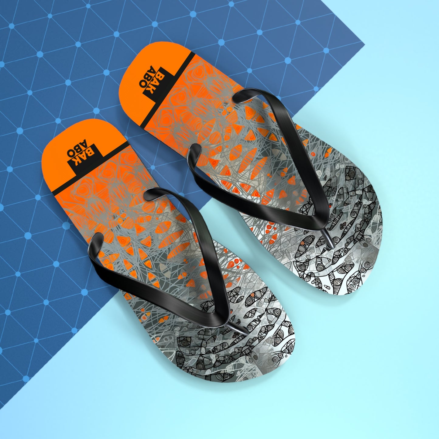 Orange Seabed (BKS)🌊Flip Flops - bakabo.club